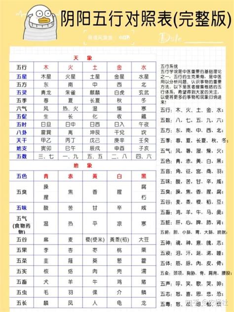 数字的五行|1到10数字五行属性对照表